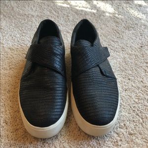 Vince Velcro strap snake skin sneaker